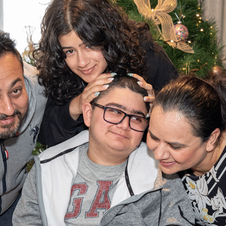 Dilraj and his family at the Beach House.